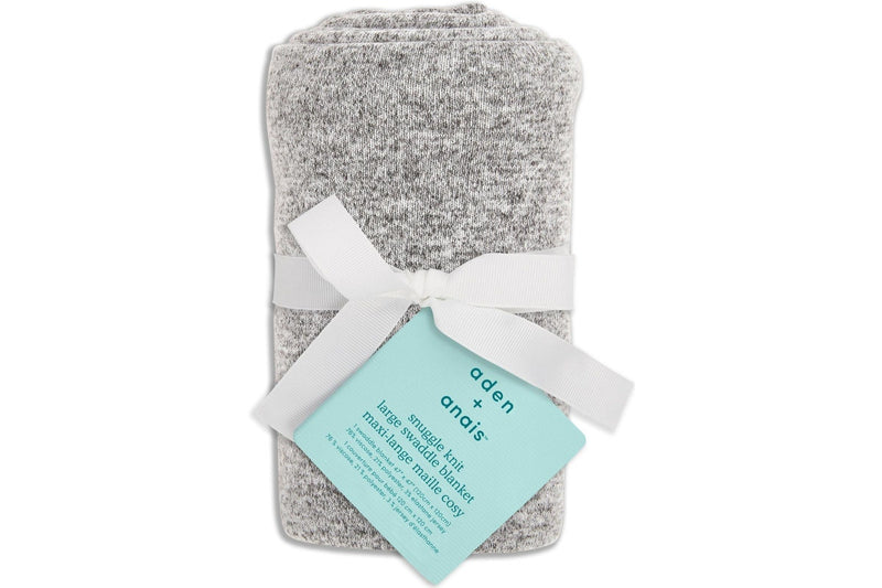 Aden + Anais: Snuggle Knit Blanket - Heather Grey