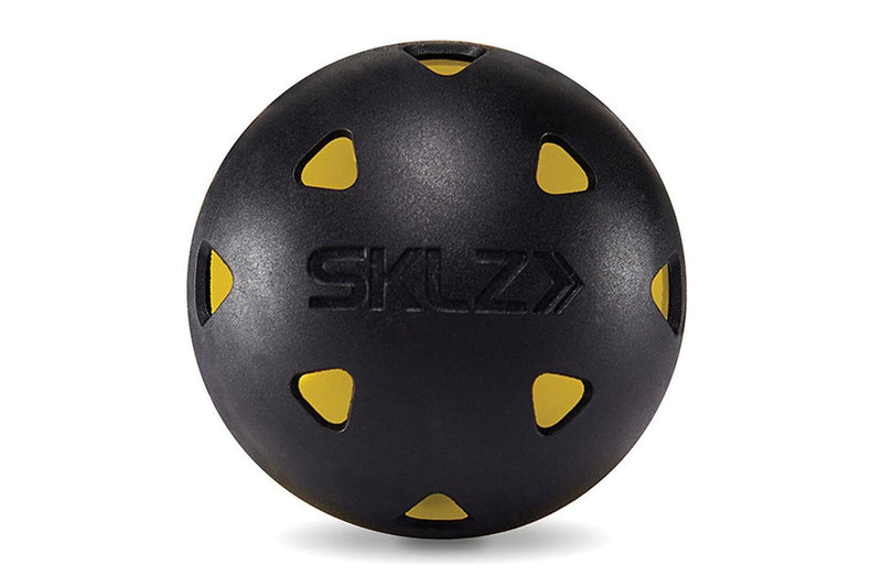 12pc SKLZ Impact Practice Training Pop Back Golf Balls Strong Durable YEL BLK