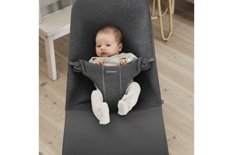 BabyBjorn: Bouncer Bliss Jersey - Charcoal Grey