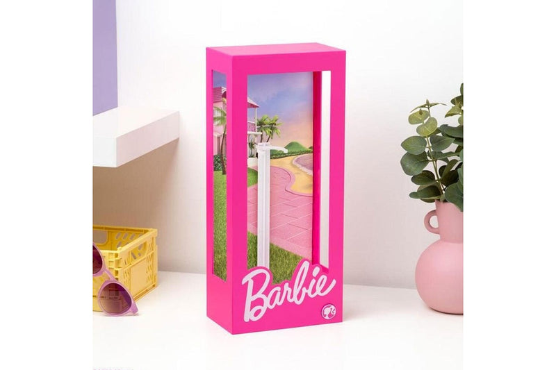 Barbie Doll Pink Case Light Kids Childrens Bedroom Display Storage 34cm 8+