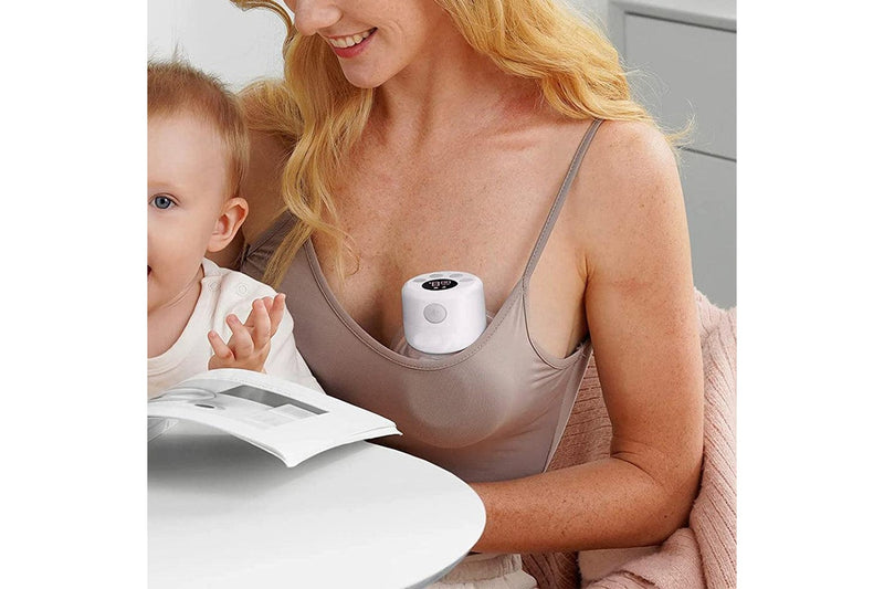 Wearable Electric Breast Pump Portable Hands-Free Massage Breastfeeding Pump