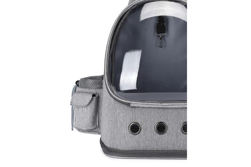 Pet Backpack Carrier Bubble Bag - Grey