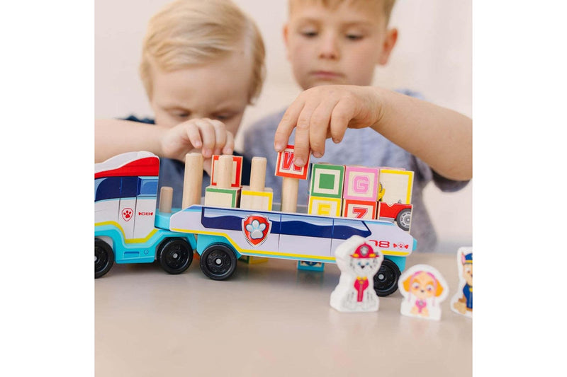 Melissa & Doug: Paw Patrol - Wooden ABC Block Truck