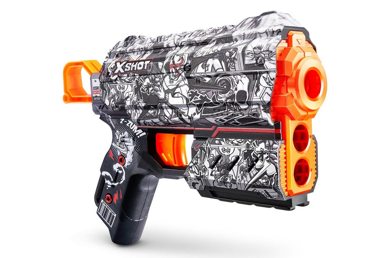 Zuru: X-Shot Skins Flux Blaster - Illustrate