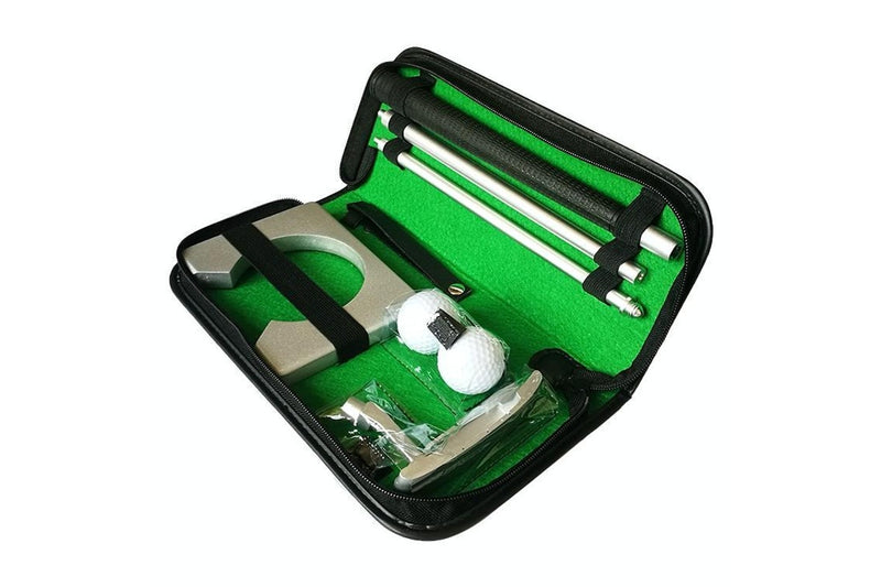 Golf Zipper Pack Indoor Training Putter Set