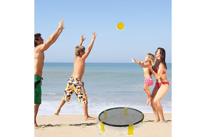 Mini Volleyball Set Outdoor Game Garden Beach Net Ball Kit Sport Toys