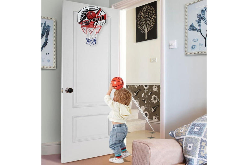 Mini Basketball Hoop Ring Kids Toy Children Door Indoor Hang Backboard