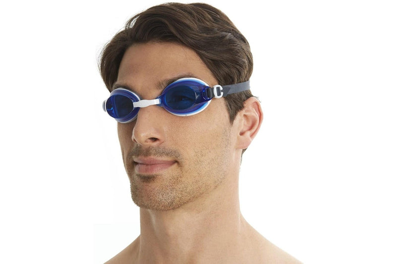 Speedo Unisex Adult Jet Swimming Goggles (Blue/White) (One Size)