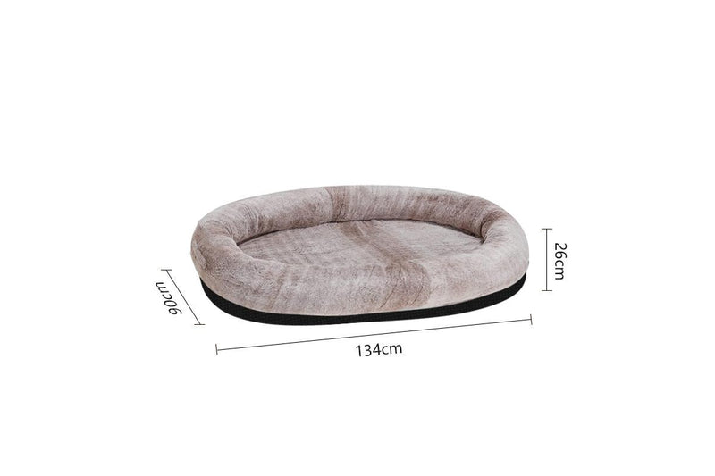 PETSWOL: Human-Size Dog Bed (134x90x26cm)