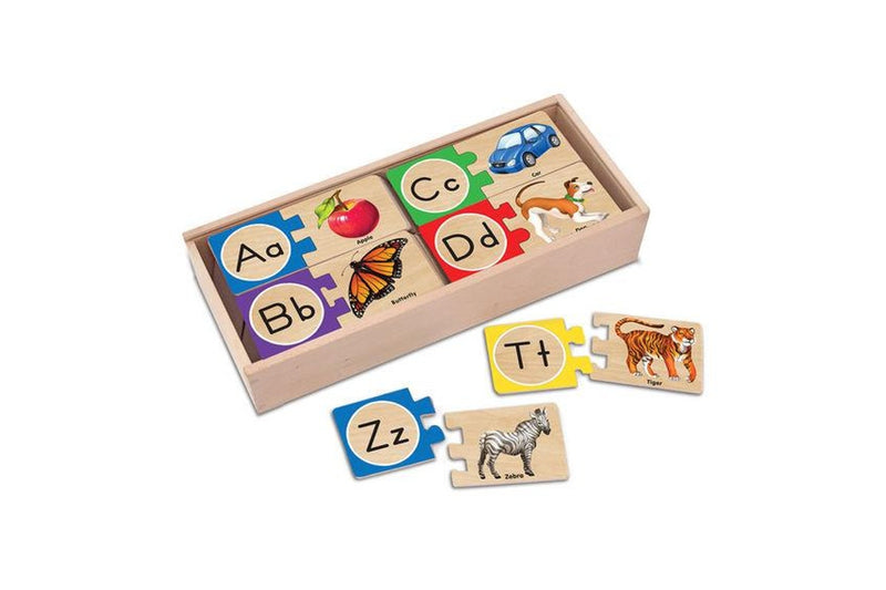 Melissa & Doug: Alphabet Letter - Puzzle Cards