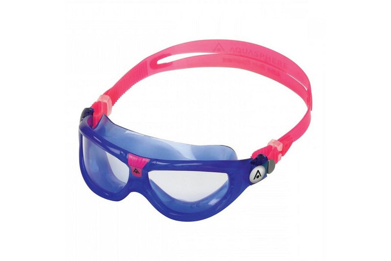 Aquasphere Childrens/Kids Seal 2 Clear Swimming Goggles (Blue/Pink) (One Size)