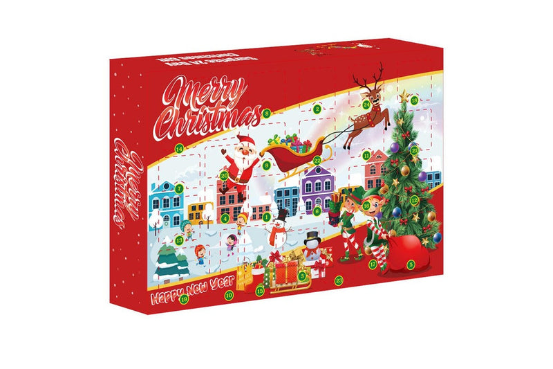 Kids 24Pcs Brain Teaser Puzzles Toys Advent Calendar Christmas Countdown Calendar Gift Box Style 2