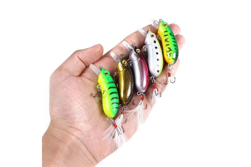 4 Piece Slow Down Feather Hook Bait 10g 6cm