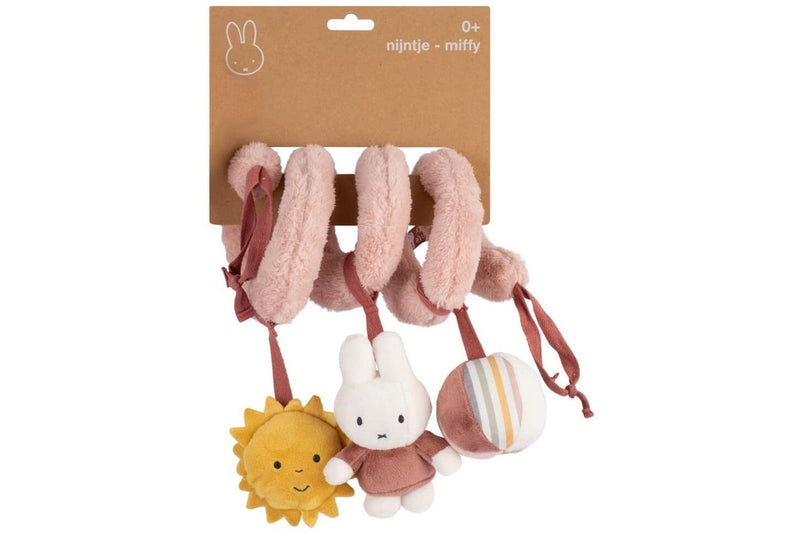 Miffy: Fluffy Spiral Toy - Pink