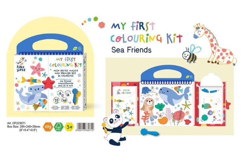 Haku Yoka: My First Colouring Kit - Sea Friends