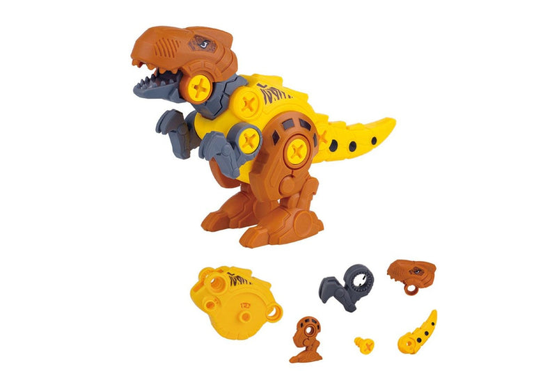 4 Pcs Set Take Apart Dinosaur Toys DIY Assembling Dinosaur Kid Toys Learning Gift