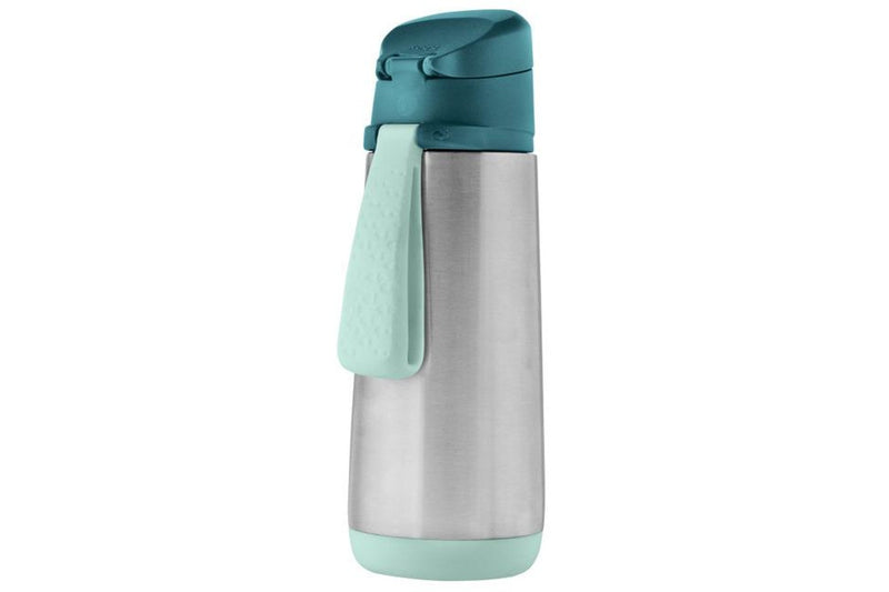 b.box: Insulated Sport Spout Bottle - Emerald Forest (500ml)