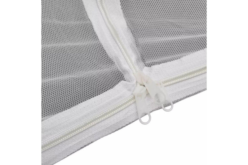 Mongolia Net Mosquito Net 2 Doors 200 x 120 x 130 Cm White