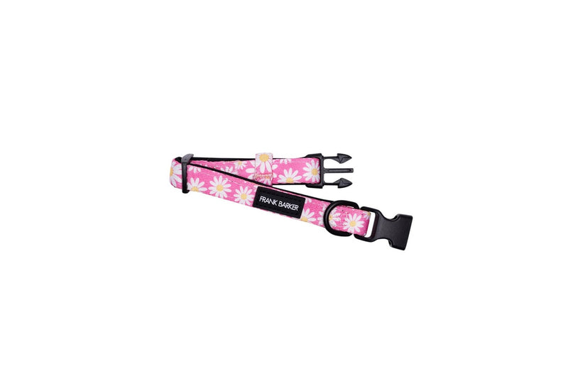 2x Splosh Frank Barker S Pink Daisies Dog Collar Adjustable Neck Strap 25-40cm