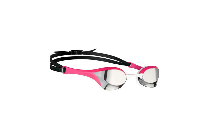 Arena Cobra Mirror Ultra Swipe Swimming Goggles (Silver/Pink) (One Size)