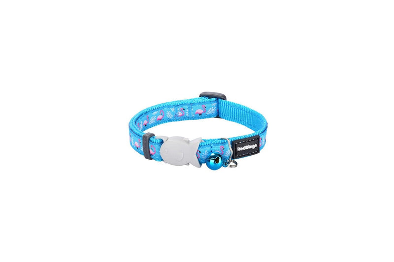 Dog Collar By Red Dingo Style Flamingo Turquoise