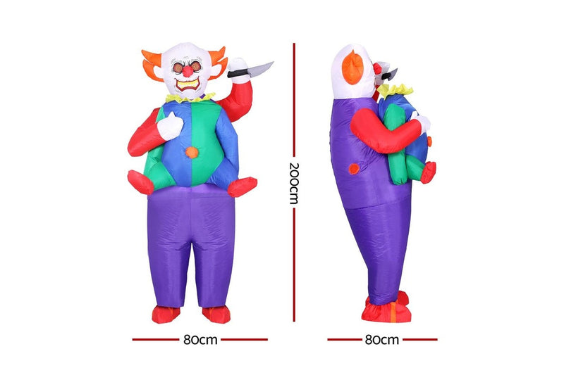 Inflatable Clown Costume Adult Suit Halloween Cosplay