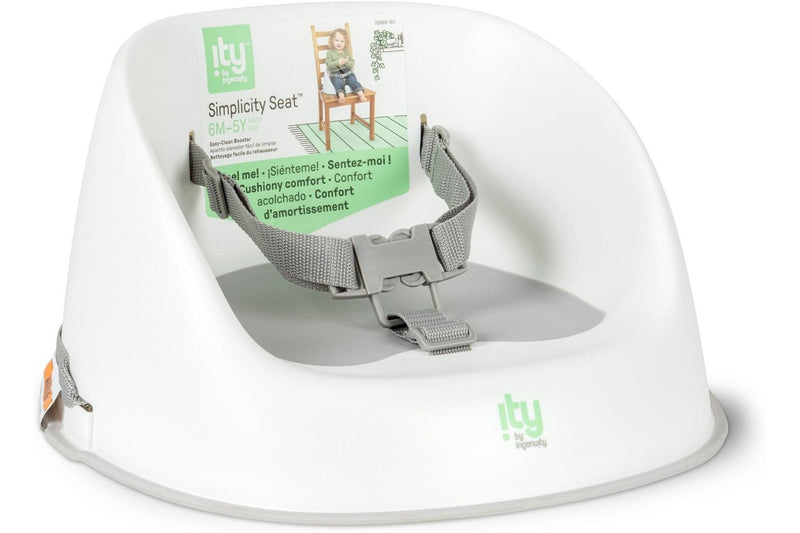 ITY by Ingenuity: Simplicity Easy-Clean Booster Seat - Grey