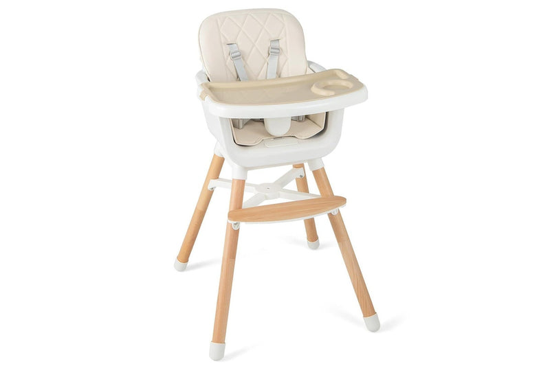 Fraser Country 6-in-1 Wooden Adjustable High Chair - Beige