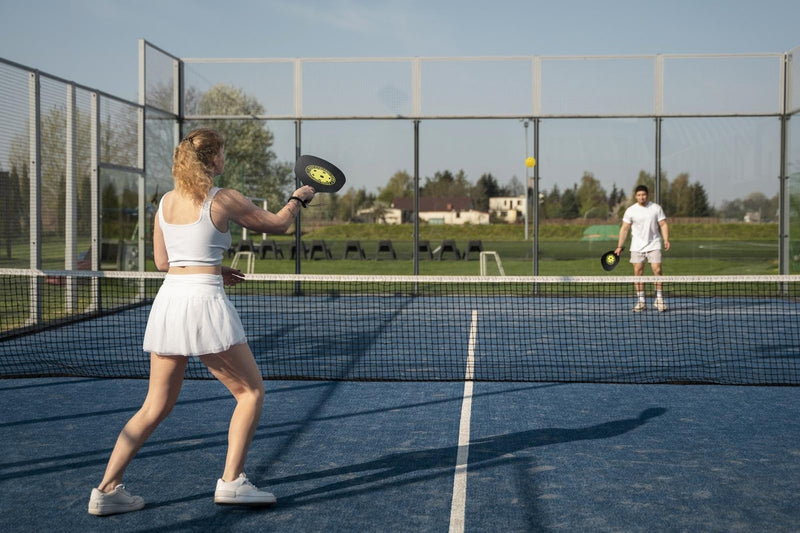 Pickle Ball Set with 2 Wood Rackets + 4 Balls