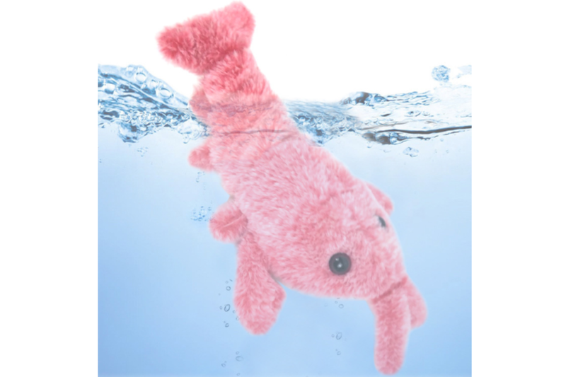 Usb Rechargeable Funny Jumping Lobster Cat Toy - One Size