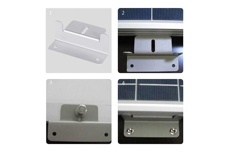 4pcs Solar Panel Mounting kits Aluminum Alloy Brackets for RV Boat Home