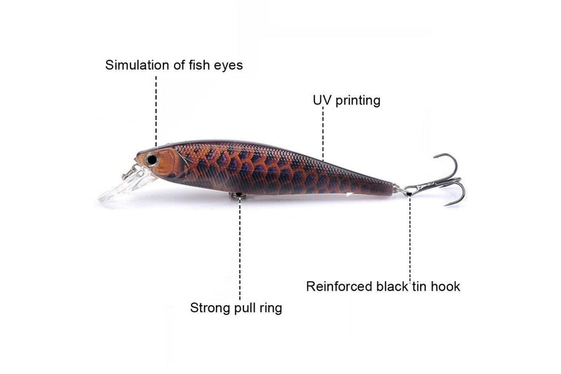 11.8cm/13.5g Floating Mino Lure For Realistic Baiting