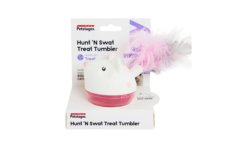 Petstages: Hunt "N" Swat Treat Tumbler Treat Dispensing - Cat Toy