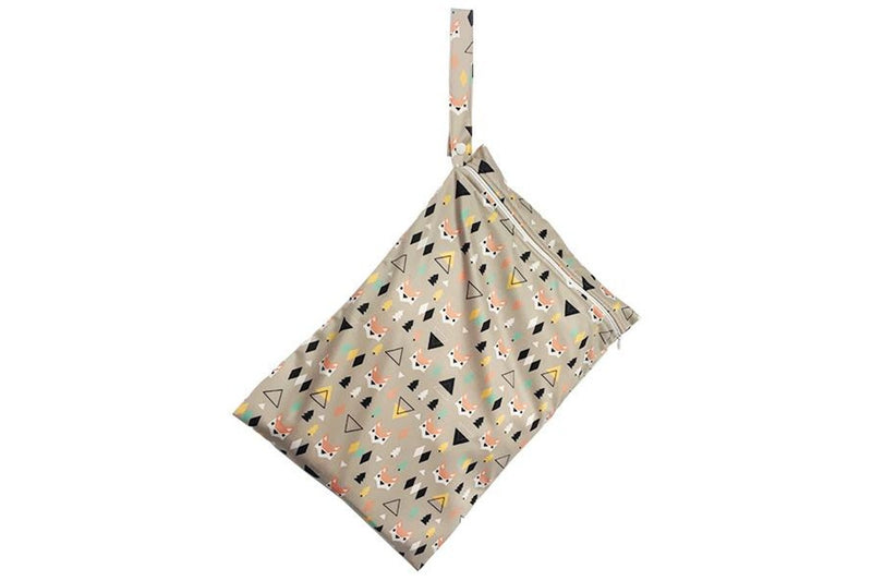 Mum 2 Mum: Wet Bag - Foxes/Black (2 Pack)