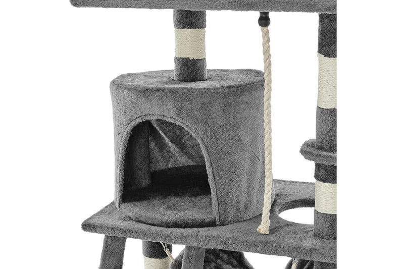 Zoomies Large Cat Scratching Post Tree 141cm -Dark Grey