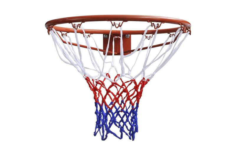 Basketball Goal Hoop Set Rim With Net Orange 45 Cm -