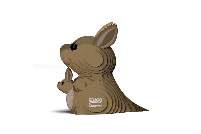 Eugy: Kangaroo - 3D Cardboard Model