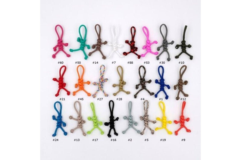 Paracord Keychain Novelty Handmade 550 Parachute Cord For Scooters Cars Holder 2 Number 27 Rainbow - Standard