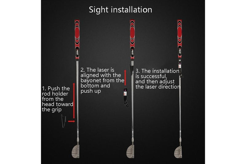 Golf Putting Laser Pointer Indoor Teaching Linear Laser Putting Practice Aid