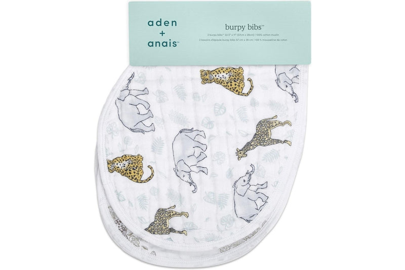 Aden + Anais: Classic Burpy Bib Set - Jungle (2 Pack)