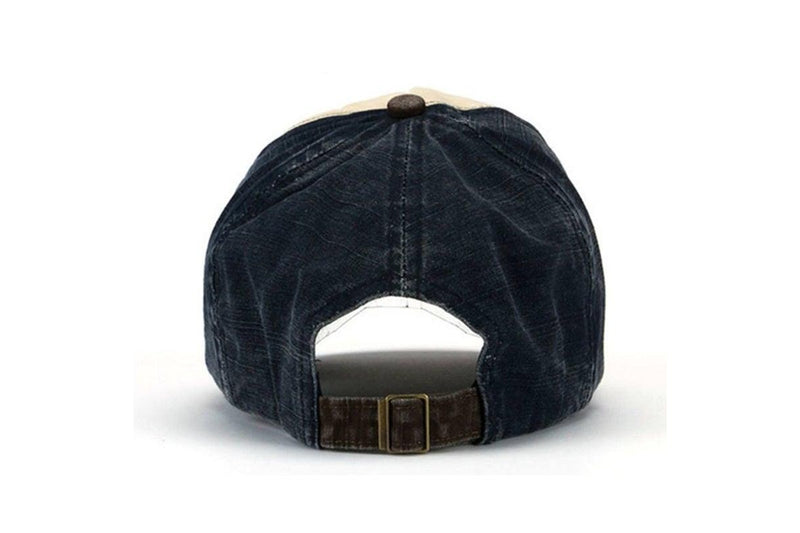 Classic Patchwork Baseball Cap Hat Cotton Strapback - Standard