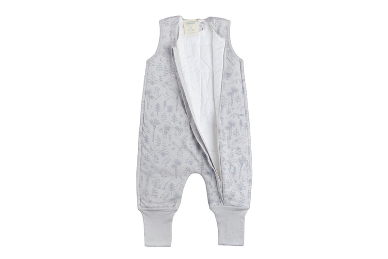 Woolbabe Duvet Sleeping Suit - Pebble Wilderness (1 year)