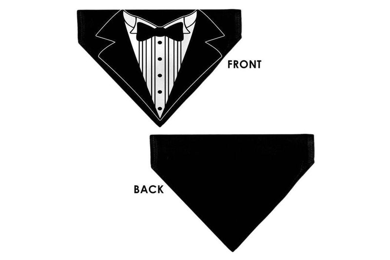 Pet Bandana - Tuxedo Shirt Print