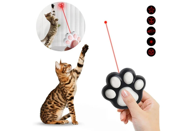 Rechargeable Cat Laser Toy With 5 Patterns