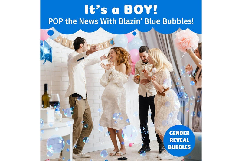 WOWmazing: Giant Bubbles - Poppin Colorz - Color Bubbles (Blazin Blue 8 Pack)