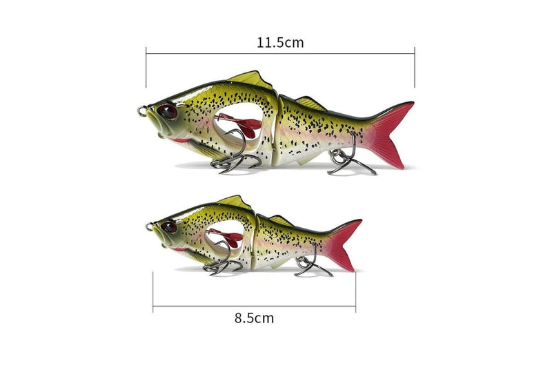 Slow Sinking Multi Section Fishing Lures