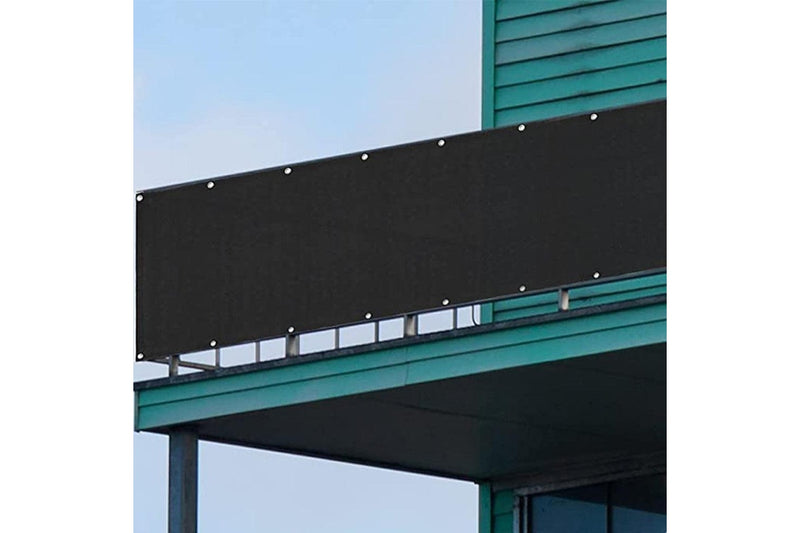 5M Balcony Privacy Screen Cover -Black