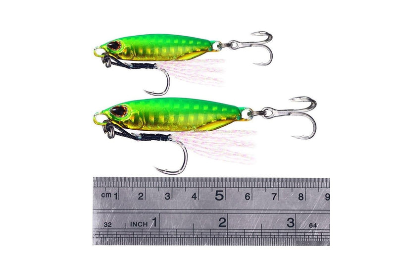 Pack Of 2 Shore Casting Lead Fish Lure 32g Double Hook Long Distance Sinker