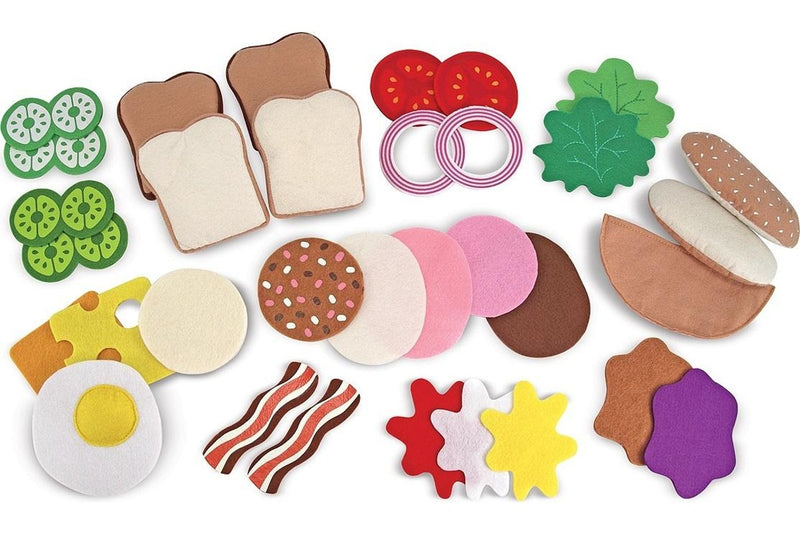 Melissa & Doug: Sandwich - Felt Food Set