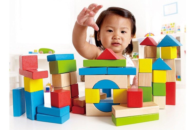 Hape: Maple Wood Blocks Set - 50pc